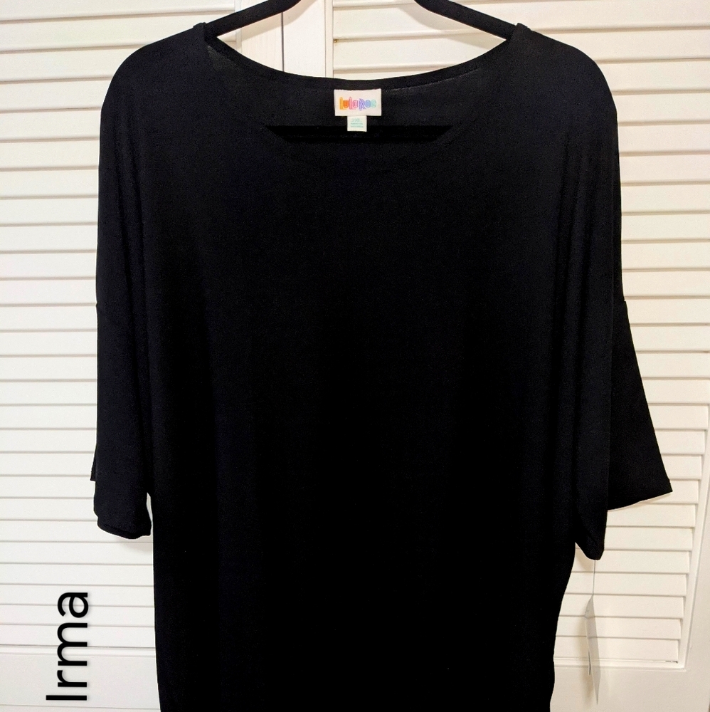 LuLaRoe Black Irma XXL